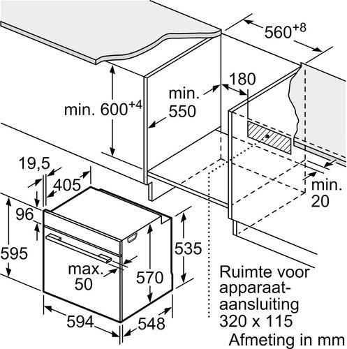 Bosch Four à vapeur HBA514BS3 - 4