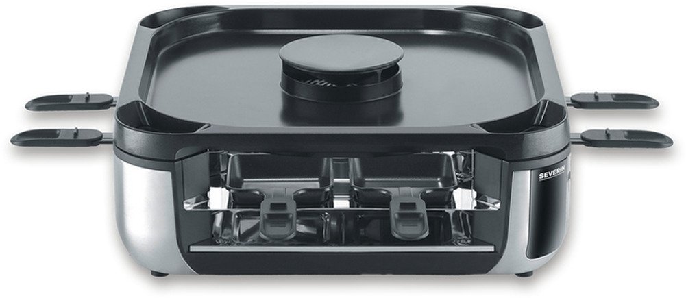 Severin RG2379 SEVENTO Racletteset Zwart