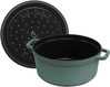 Staub Cocotte, Rond 26 cm - Eucalyptus - 4