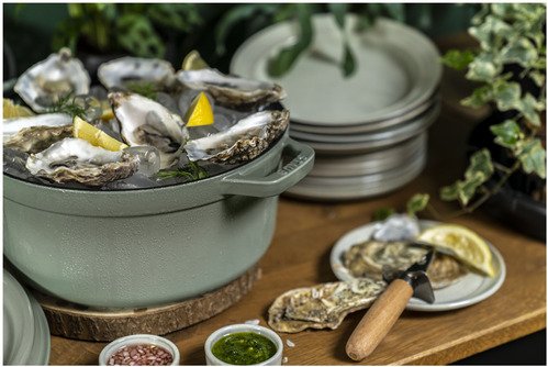 Staub Cocotte, Rond 26 cm - Eucalyptus - 6