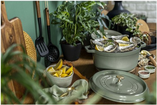 Staub Cocotte, Rond 26 cm - Eucalyptus - 7