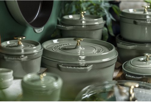 Staub Cocotte, Rond 26 cm - Eucalyptus - 8