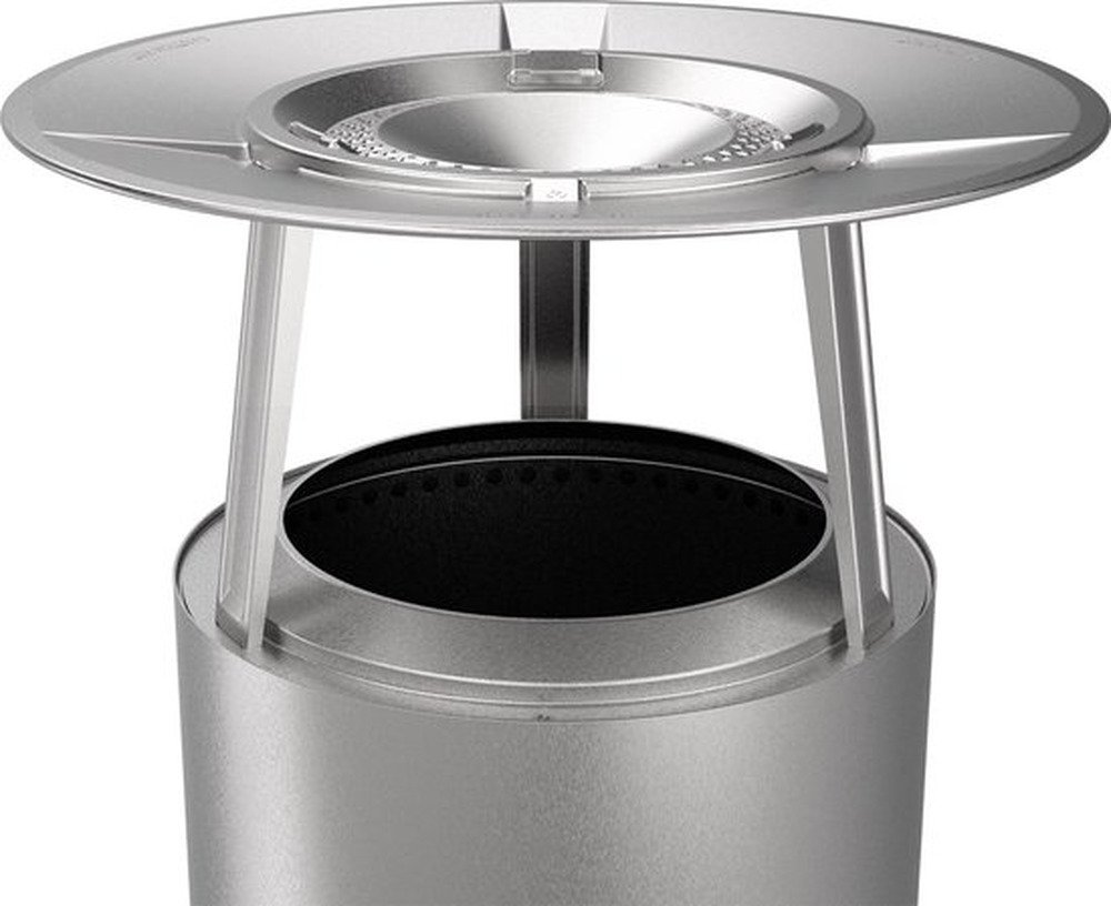 Solo Stove Ranger Warmteverspreider Met 3 Afneembare Poten Accessoire voor Ranger Vuurkorf Vangt Warmte op en Verspreidt Deze 304 Roestvrij Staal Hoogte: 255 cm Diameter: 51 cm 23 kg
