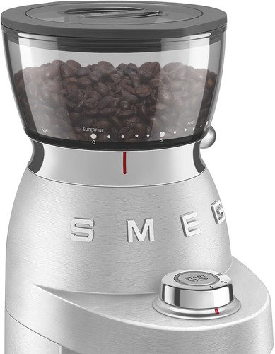 Smeg Koffiemolen Brushed Inox CGF02SSEU - 9