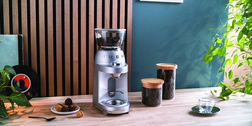 Smeg Koffiemolen Brushed Inox CGF02SSEU - 15