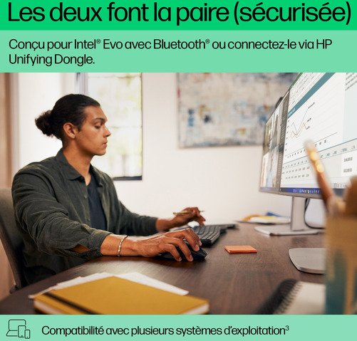 HP 680 Keyboard  Mouse Combo Azerty - 3