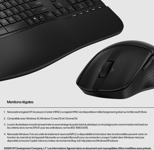 HP 680 Keyboard  Mouse Combo Azerty - 4