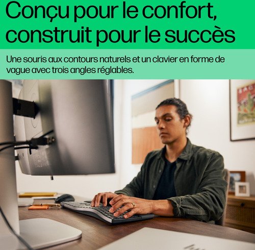 HP 680 Keyboard  Mouse Combo Azerty - 9