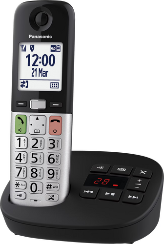 Panasonic DECT KX-TGU430EXW Mono Zilver - 1