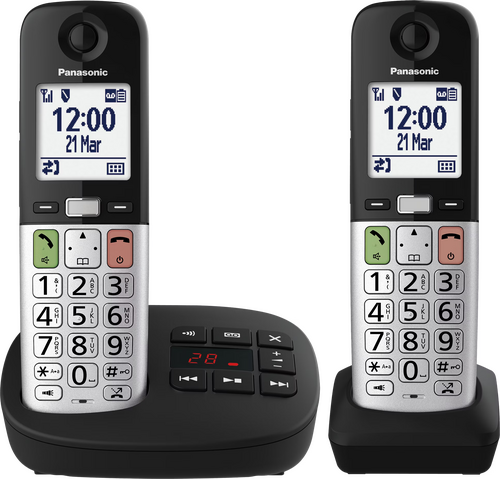 Panasonic DECT KX-TGU432EXW Duo Zilver - 2