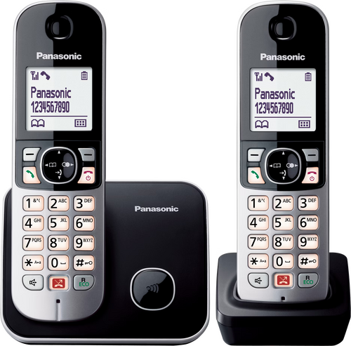 Panasonic DECT KXTG6852NLB Duo Zwart - 3