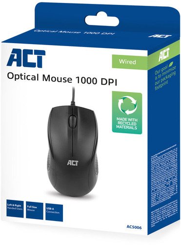 ACT AC5006 Optical Mouse 1000 DPI - 5