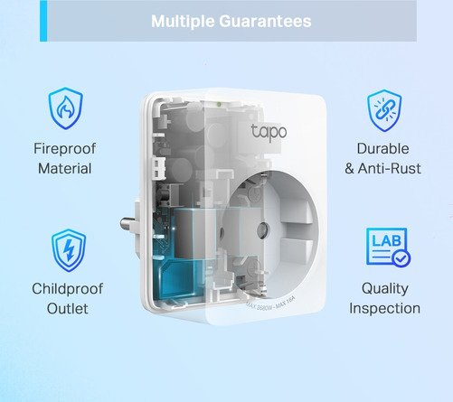 TP-Link Tapo Smart Wi-Fi Plug P110 (4 pcs) - 8