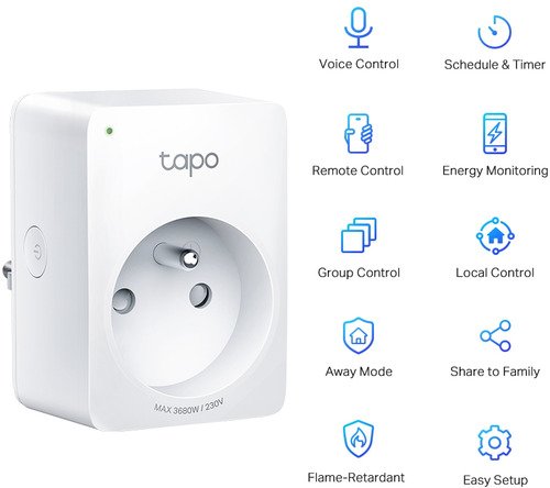 TP-Link Tapo P110 Mini Smart Wi-Fi Plug (4-Pack) - 3