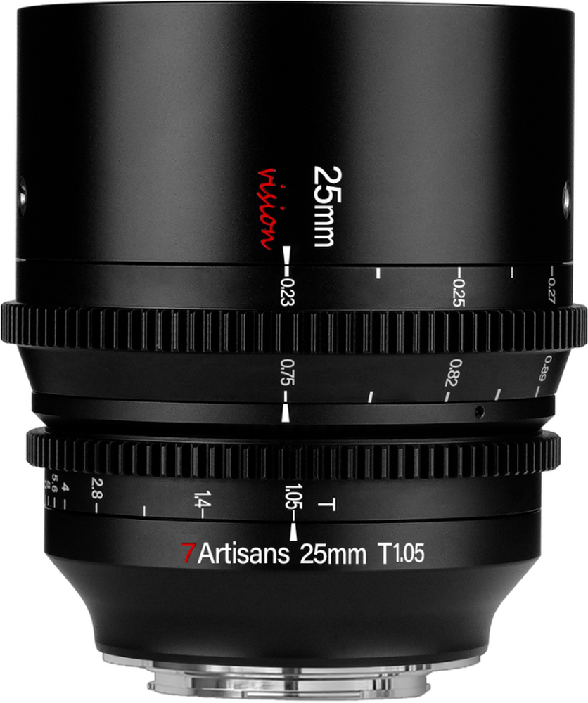 7Artisans 25mm T1.05 Sony E-Mount &VerticalLine; Cine APS-C &VerticalLine; Black &VerticalLine; Alle objectieven lenzen &VerticalLine; 6971835482290