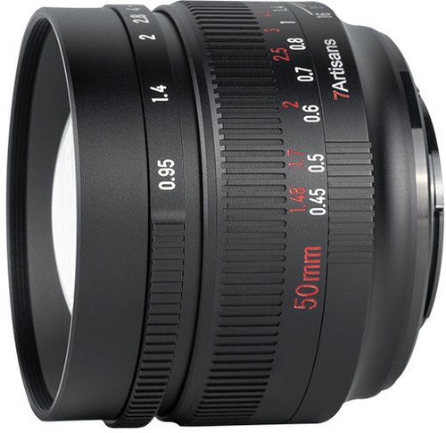 7Artisans 50mm f/0.95 Fuji X-Mount | APS-C Black - 2