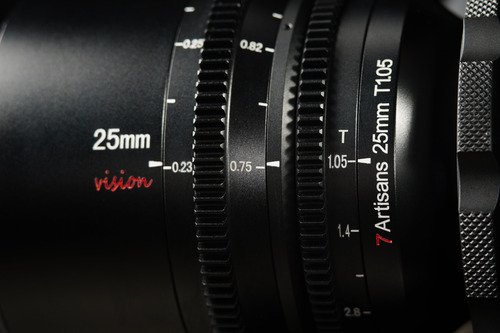 7Artisans 25mm T1.05 Sony E-Mount | Cine APS-C | Black - 8