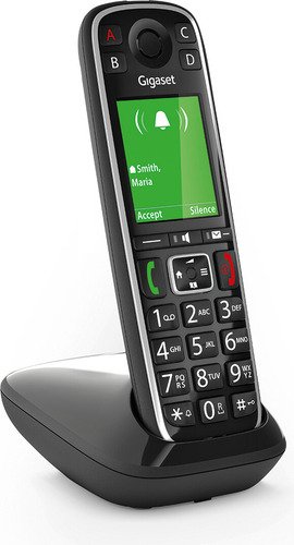 Gigaset E720 - elderly phone - zwart - 4