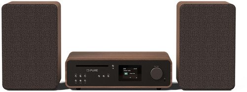 Pure Stereo Classic Zwart/Walnoot - 1 Pure Stereo Classic Zwart/Walnoot - 1