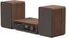 Pure Stereo Classic Zwart/Walnoot - 2