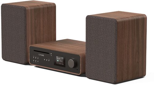 Pure Stereo Classic Zwart/Walnoot - 2