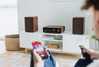 Pure Stereo Classic Zwart/Walnoot - 10