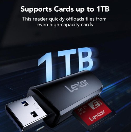 Lexar Reader LRW300 Dual Slot SD/microSD USB 3.2 - 8
