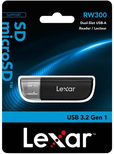 Lexar Reader LRW300 Dual Slot SD/microSD USB 3.2 - 9