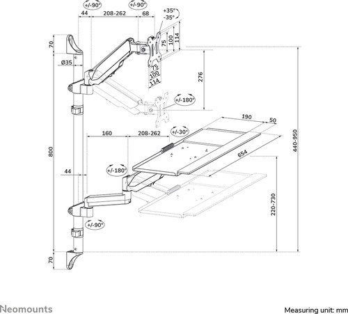 Neomounts by Newstar WL90-325BL1 - 15