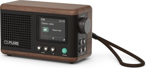 Pure Radio Classic Mini Zwart/Walnoot - 2