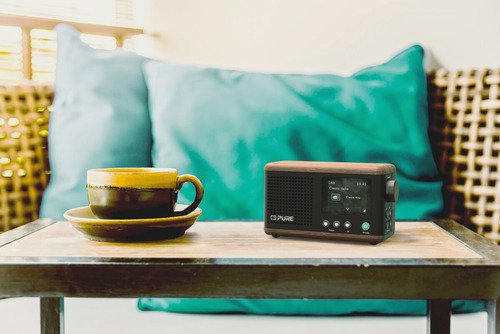 Pure Radio Classic Mini Zwart/Walnoot - 6