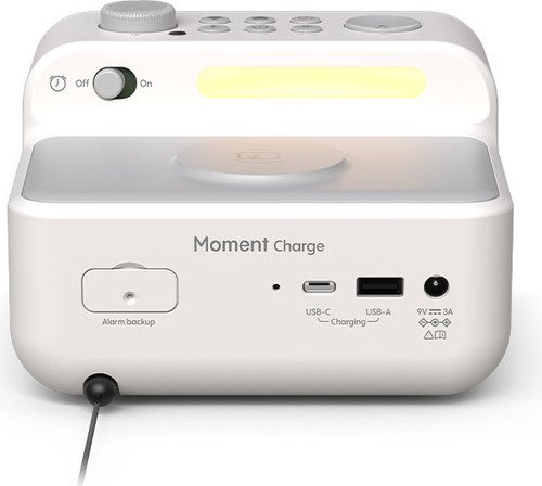 Pure Wekkerradio Moment Charge Wit - 3