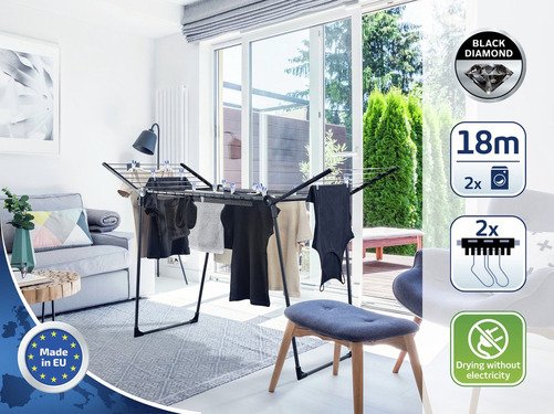 Leifheit Séchoir Pegasus 180 Solid Noir - 8