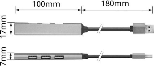 ACT AC6325 USB-A Hub - 3
