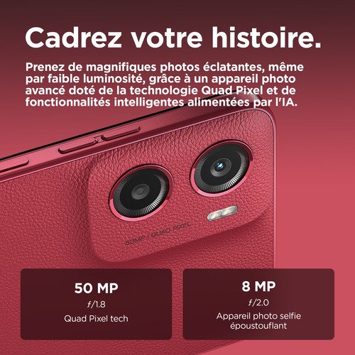 Motorola Moto G05 Plume Red - 7