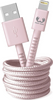 Fresh n Rebel USB - Lightning Fabriq Cable (2m) - Roze - 2