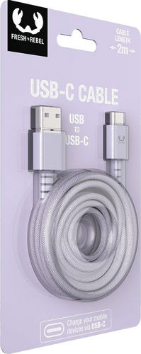 Fresh n Rebel USB - USB-C Fabriq Cable (2m) - Paars - 3
