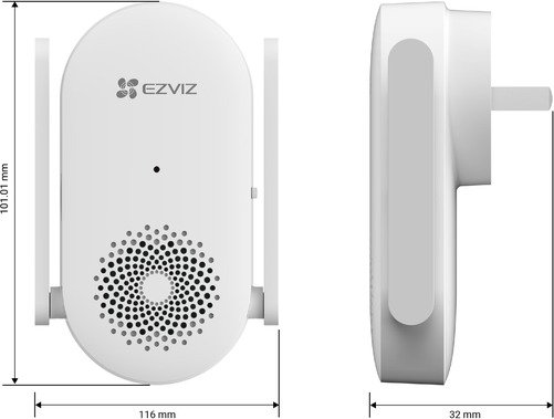 Ezviz CH1 Smart Wi-Fi Chime - 9