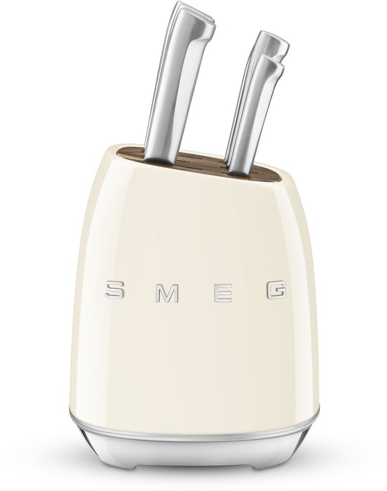 Smeg Messenblok Crème KBSF02CR | Keukenmessen | 8017709344184