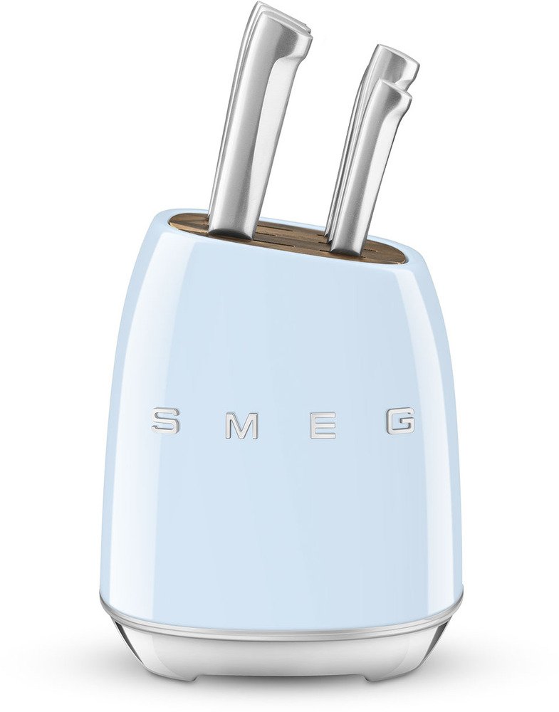 SMEG KBSF02PB - Messenblok - Incl. 6 messen - Pastelblauw