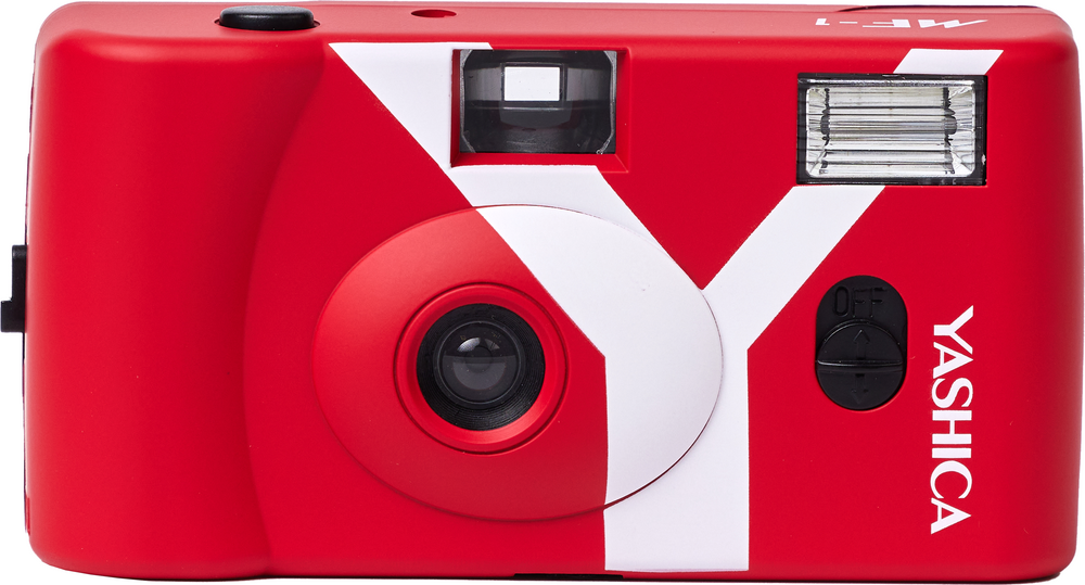 Yashica MF-1 Snapshot Art Camera Y Editie Rood | Compactcamera's | 4582712710263