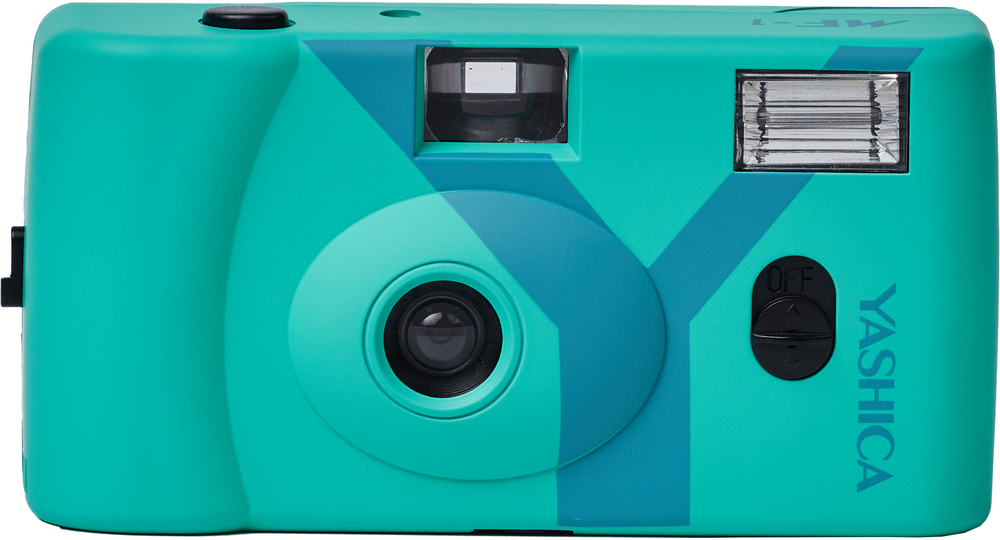 Yashica MF-1 Snapshot Art Camera Y Editie Turquoise | Compactcamera's | 4582712710225