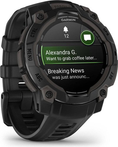 Garmin Instinct 3 45mm Zwart - 4