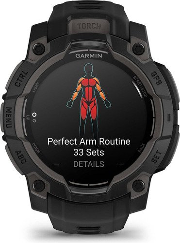Garmin Instinct 3 45mm Zwart - 5