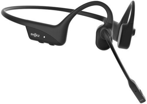 Shokz OpenComm2 Hoofdtelefoon Zwart - 1 Shokz OpenComm2 Hoofdtelefoon Zwart - 1