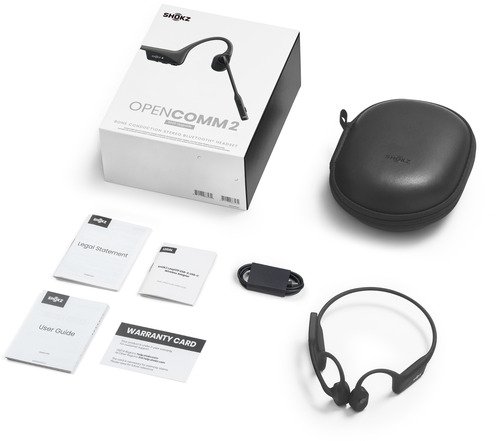 Shokz OpenComm2 Hoofdtelefoon Zwart - 7