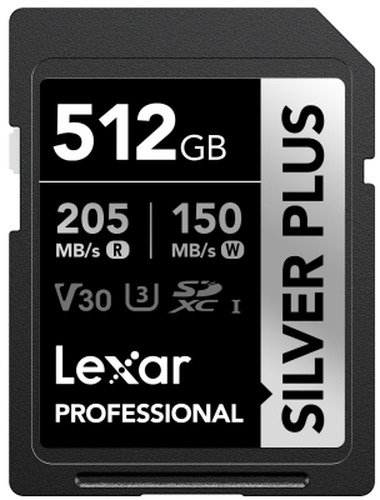 Lexar SD Silver Plus UHS-1 512GB V30 - 1