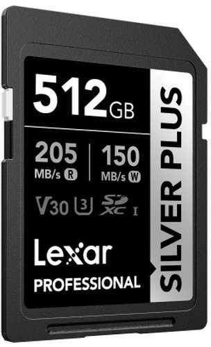 Lexar SD Silver Plus UHS-1 512GB V30 - 2