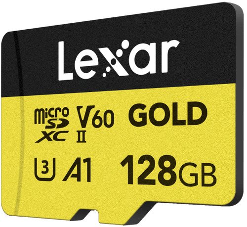 Lexar microSDXC Gold Series UHS-II 128GB V60 - 1