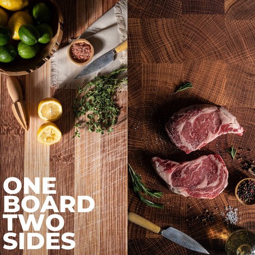 V-Flat World Aged Cutting Board/Butchers Board - XL - 3